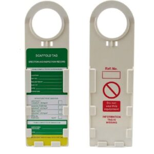 Scaffolding Tag & Holder
